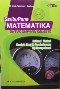 Image of Seribu Pena Matematika untuk SMP Kelas IX